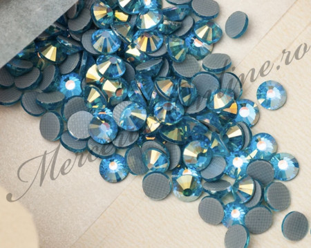 Cristale de Lipit, Aquamarine AB, Marimi SS16/SS20/SS30, (1440bucati/pachet-288bucati/pachet) Cod:2790 - Img 2