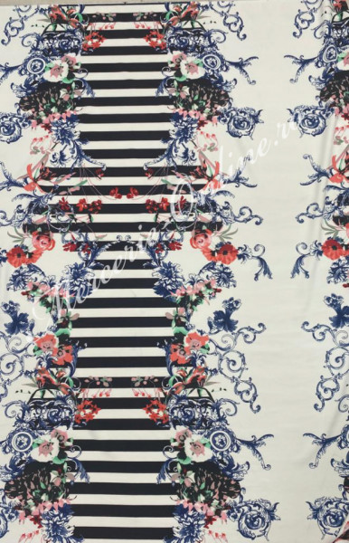 Material textil Barbie imprimat, 1.50m (la metru) Cod:1904 - Img 2