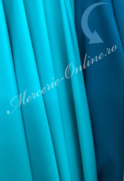 Material textil Barbie, Turcoaz Albastru, 1.50m (la metru) Cod:1450 - Img 2