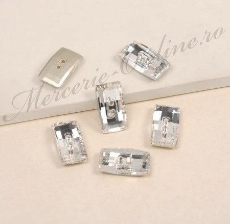 Nasturi Bijuterie, 11x21mm, Crystal, (6bucati/set) Cod:2715