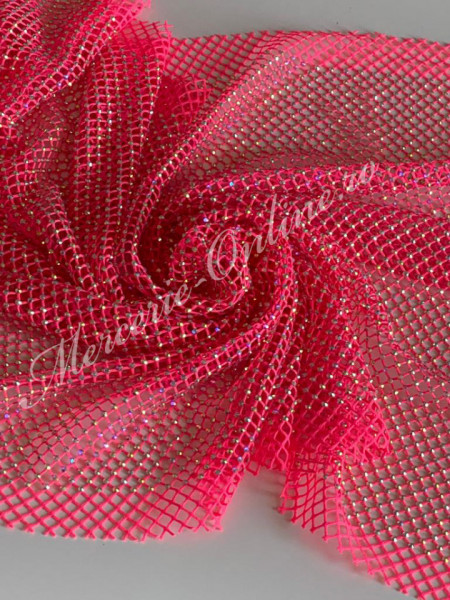 Plasa Elastica cu Strasuri, 150x50cm (la bucata) Cod:2269 - Img 5
