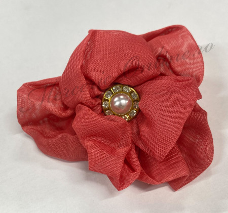 Aplicatie textila floare tip brosa, (la bucata) Cod:2888 - Img 2