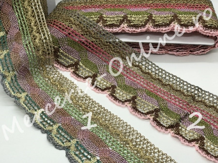 Banda pasmanterie, cca 7cm (la metru) Cod:0689