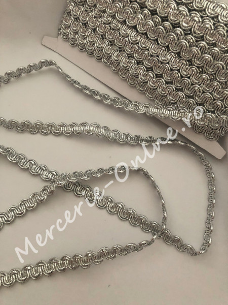 Banda Pasmanterie Lurex, cca 1.3cm (13metri/rola) Cod:0589 - Img 2