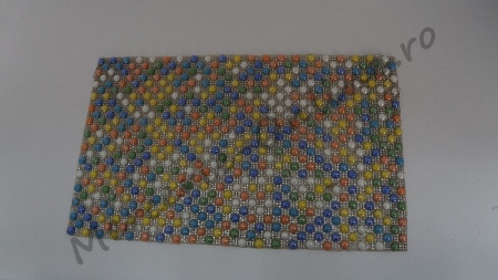 Banda termoadeziva multicolor, latime cca 50cm, (la metru) Cod:0044