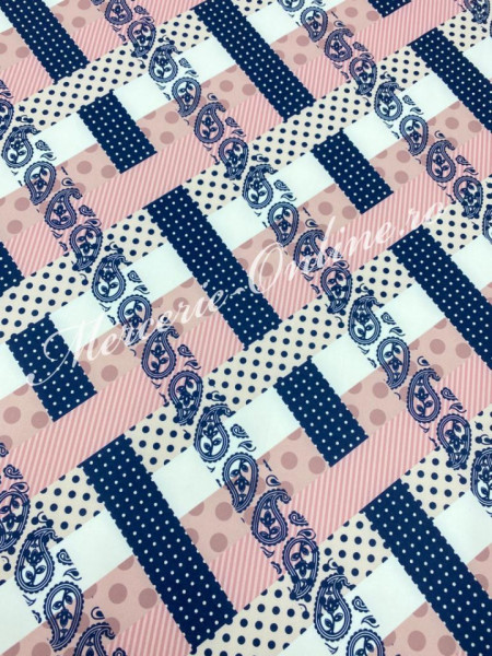 Material textil Barbie imprimat, 1.50m (la metru) Cod:1506 - Img 2