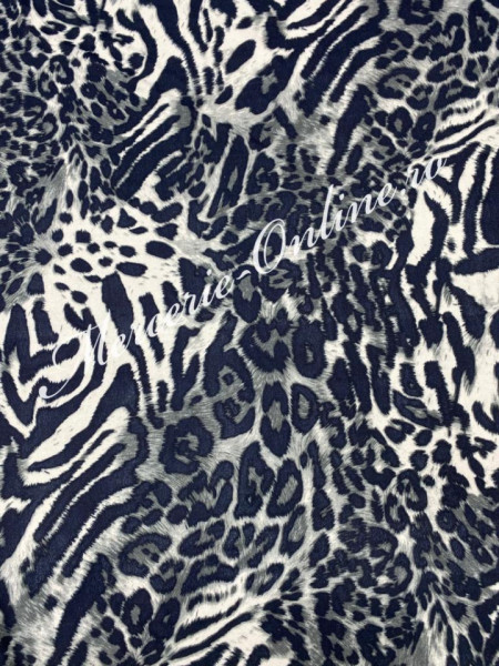 Material textil Bumbac cu Lycra Imprimat Animal Print, 1.60m (la metru) Cod:1546 - Img 3