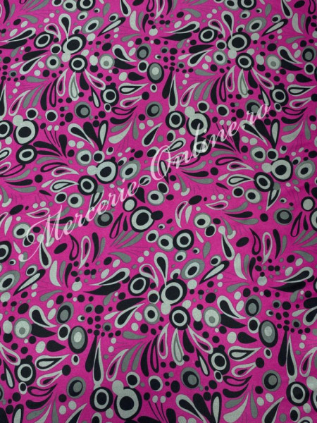Material textil Satin Elastic Imprimat, 1.50m (la metru) Cod:1641 - Img 3