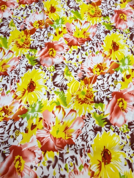 Material textil Vascoza Imprimata, 1.45m (la metru) Cod:1887 - Img 2