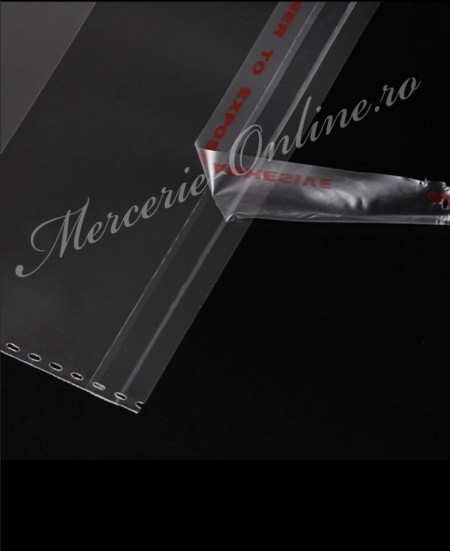 Pungi autoadezive transparente, mai multe dimensiuni disponibile (100bucati/pachet) Cod:1424 - Img 2