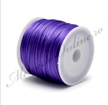 Snur Satin, mai multe culori disponibile, 2mm (91metri/rola) Cod:1163 - Img 2