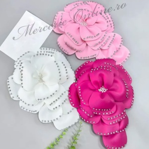 Aplicatie Floare 3D din Scafandru, 28x38cm (la bucata) Cod:3273