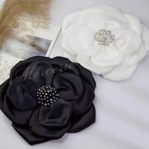 Aplicatie Floare 3D din Tafta, 29cm (la bucata) Cod:3153