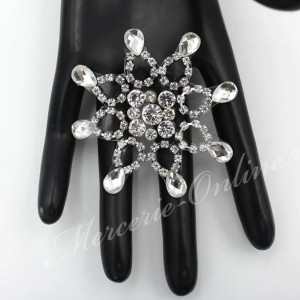 Aplicatie Termoadeziva cu Cristale, Crystal, 6.5cm (la bucata) Cod:2668