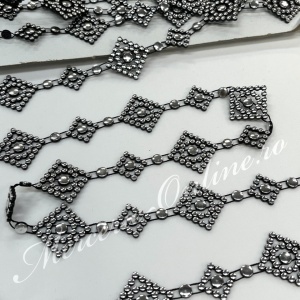 Banda decorativa plastic, latime cca 2.8cm, (la metru) Cod:0057 - Img 2