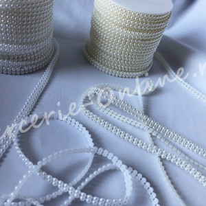 Banda dublu perle, cca 10mm (20metri/rola) Cod:0938