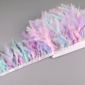 Banda pene curcan, Multicolor (la metru) Cod:3325