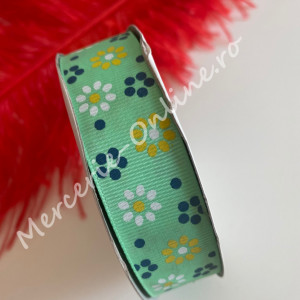 Banda rips cu flori, latime 2.5cm, (22metri/rola) Cod:1338 - Img 6