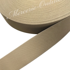Elastic Lat Colorat, Bej, 60mm (la metru) Cod:3870