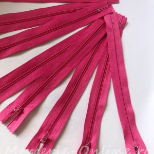 Fermoare Spiralate, Fucsia, Nedetasabile, Autoblocante, spira 3mm, lungime 20 cm (100bucati/punga) Cod:0858