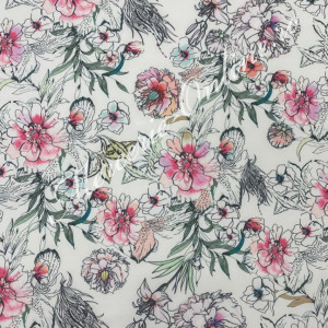 Material textil Barbie imprimat, 1.50m (la metru) Cod:1905 - Img 2