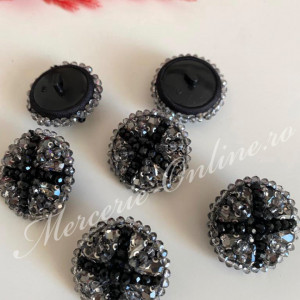 Nasturi Margele, 30mm, (2bucati/set) Cod:2422