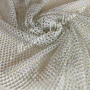 Plasa Elastica cu Strasuri, 150x50cm (la bucata) Cod:2269 - Img 6
