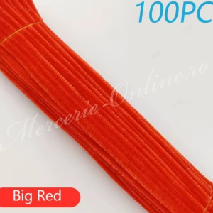 Sarma Plusata Colorata, Rosu, (100bucati/set) Cod:3939
