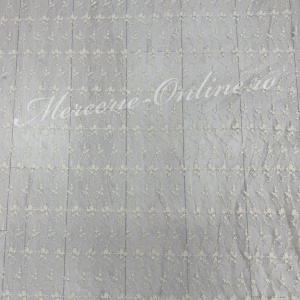 Tulle cu Broderie Bumbac, latime 140cm (la metru), Cod:3978 - Img 3