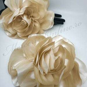 Aplicatie floare 3D Satin, cca 20cm, (la bucata) Cod:3690