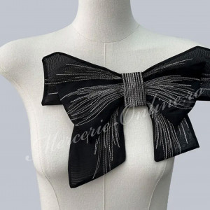 Aplicatie Funda voal chiffon, cca 25x17cm , (la bucata) Cod:3008 - Img 3