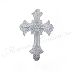 Aplicatie termoadeziva lurex, cca 12x8cm, (la bucata) Cod:3652 - Img 3