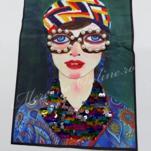 Aplicatie Textila, cca 26x20cm, (la bucata) Cod:3769