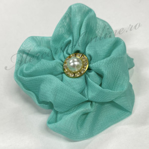 Aplicatie textila floare tip brosa, (la bucata) Cod:2888 - Img 3