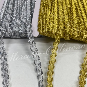 Banda Pasmanterie Lurex, cca 0.9cm (13metri/rola) Cod:3230