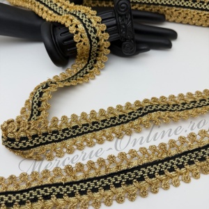 Banda pasmanterie lurex, cca 3.5cm (la metru) Cod:3754