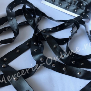 Banda pasmanterie piele, cca 2cm (la metru) Cod:0897