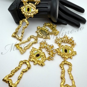 Brosa cu Strasuri, 10x4cm (la bucata) Cod:4012