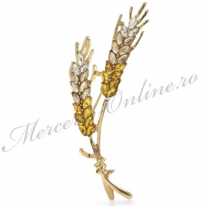 Brosa Spic cu Strasuri, 6.4x2.3cm (la bucata) Cod:3281