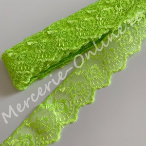 Dantela Angora, cca 4cm, mai multe culori disponibile (9metri/rola) Cod:0138 - Img 2