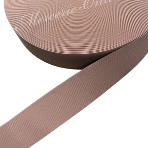 Elastic Lat Colorat, Roz Pudra, 60mm (la metru) Cod:3857