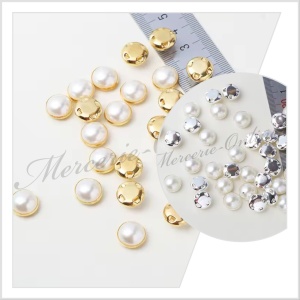 Jumatati perle de cusut, 8mm/10mm, (20bucati/pachet) Cod:2842