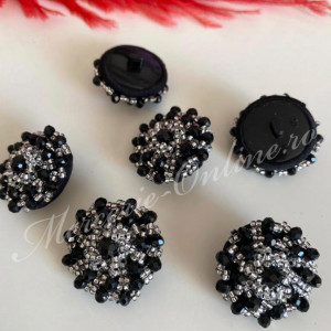 Nasturi Margele, 30mm, (2bucati/set) Cod:2423