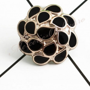 Nasturi Metalici Floare, 20mm, (5bucati/set) Cod:2275 - Img 4