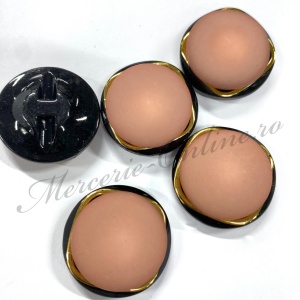 Nasturi Plastic, 18mm/30mm, Somon Rose (la bucata) Cod:3189