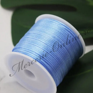 Snur Satin, mai multe culori disponibile, 2mm (91metri/rola) Cod:1163 - Img 3