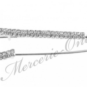 Ace Siguranta Brosa cu Strasuri, 7cm (la bucata) Cod:2100 - Img 2