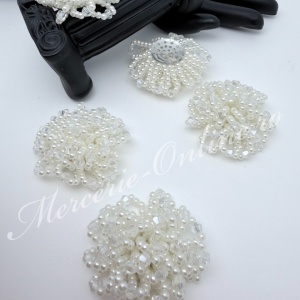 Aplicatie cu Perle si Margele, cca 4.8cm (la bucata) Cod:4056