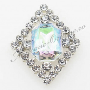 Aplicatie cusut strasuri, 30x23mm (2bucati/pachet) Cod:8050 - Img 6
