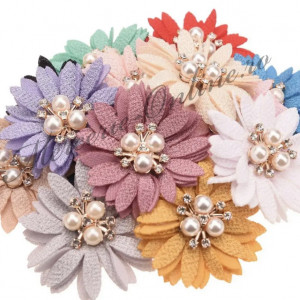 Aplicatie textila flori, (la bucata) Cod:2774